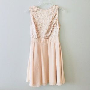 Little Mistress London Champagne Dress